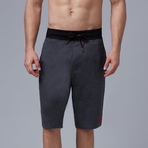 Charcoal Melange Bermuda Shorts