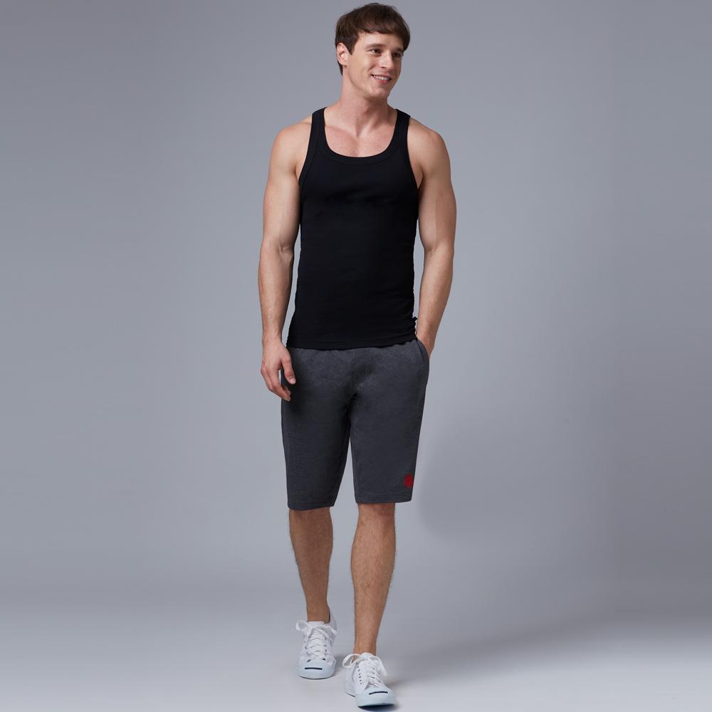 Charcoal Melange Bermuda Shorts