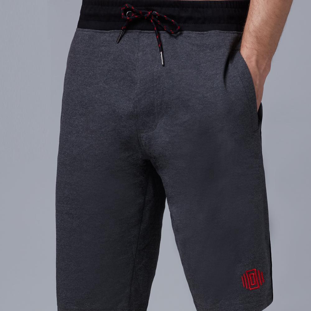 Charcoal Melange Bermuda Shorts