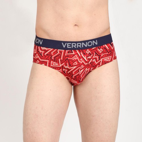 Combed Cotton Abstract printed Brief