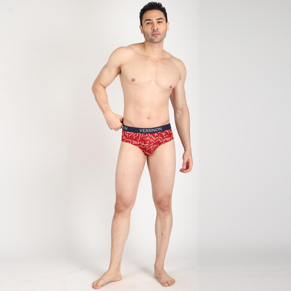 Combed Cotton Abstract printed Brief