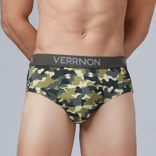 Combed Cotton Camo Printed Brief