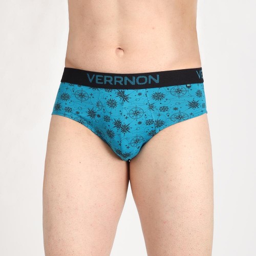 Combed Cotton Nautical Printed Brief
