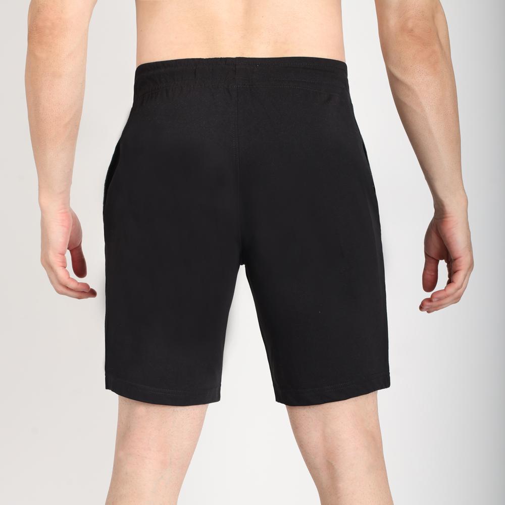 Black Color Knit Shorts for Men