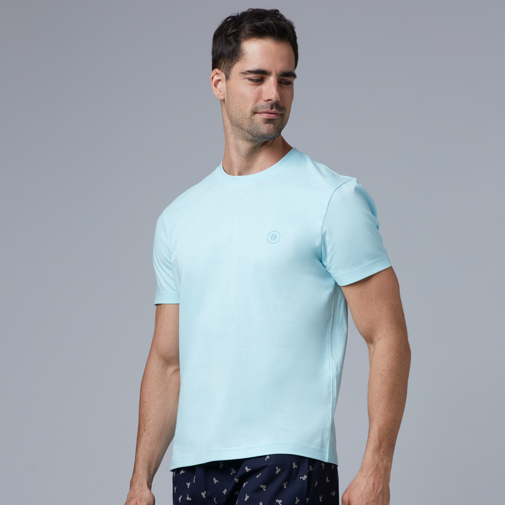 Round Neck Cool Mint Half Sleeve T-Shirt