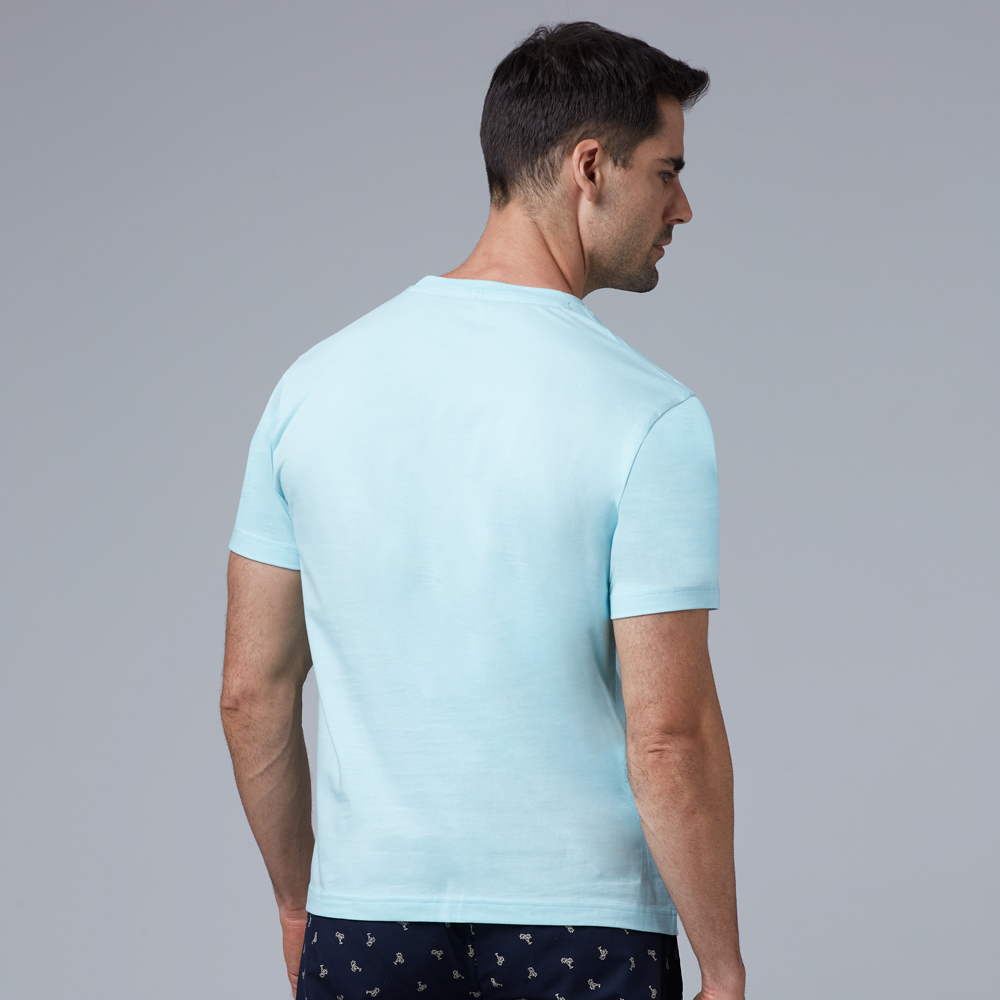 Round Neck Cool Mint Half Sleeve T-Shirt