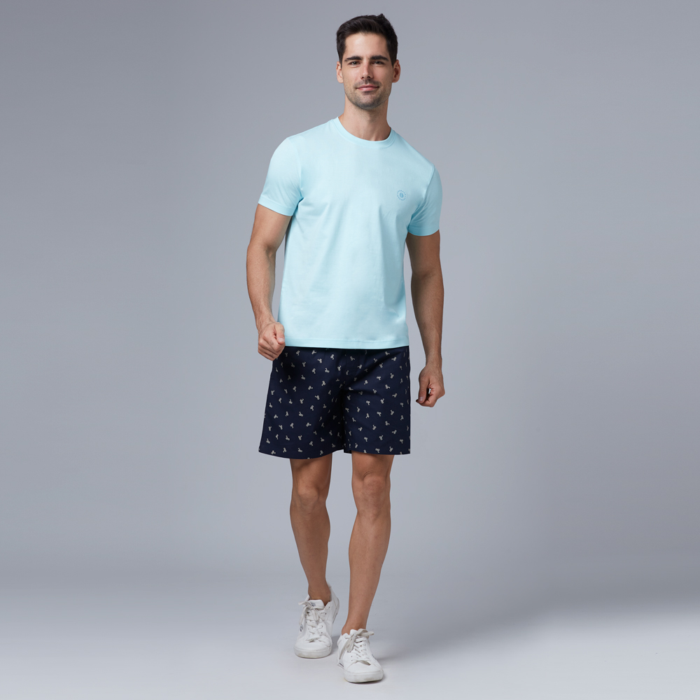 Round Neck Cool Mint Half Sleeve T-Shirt