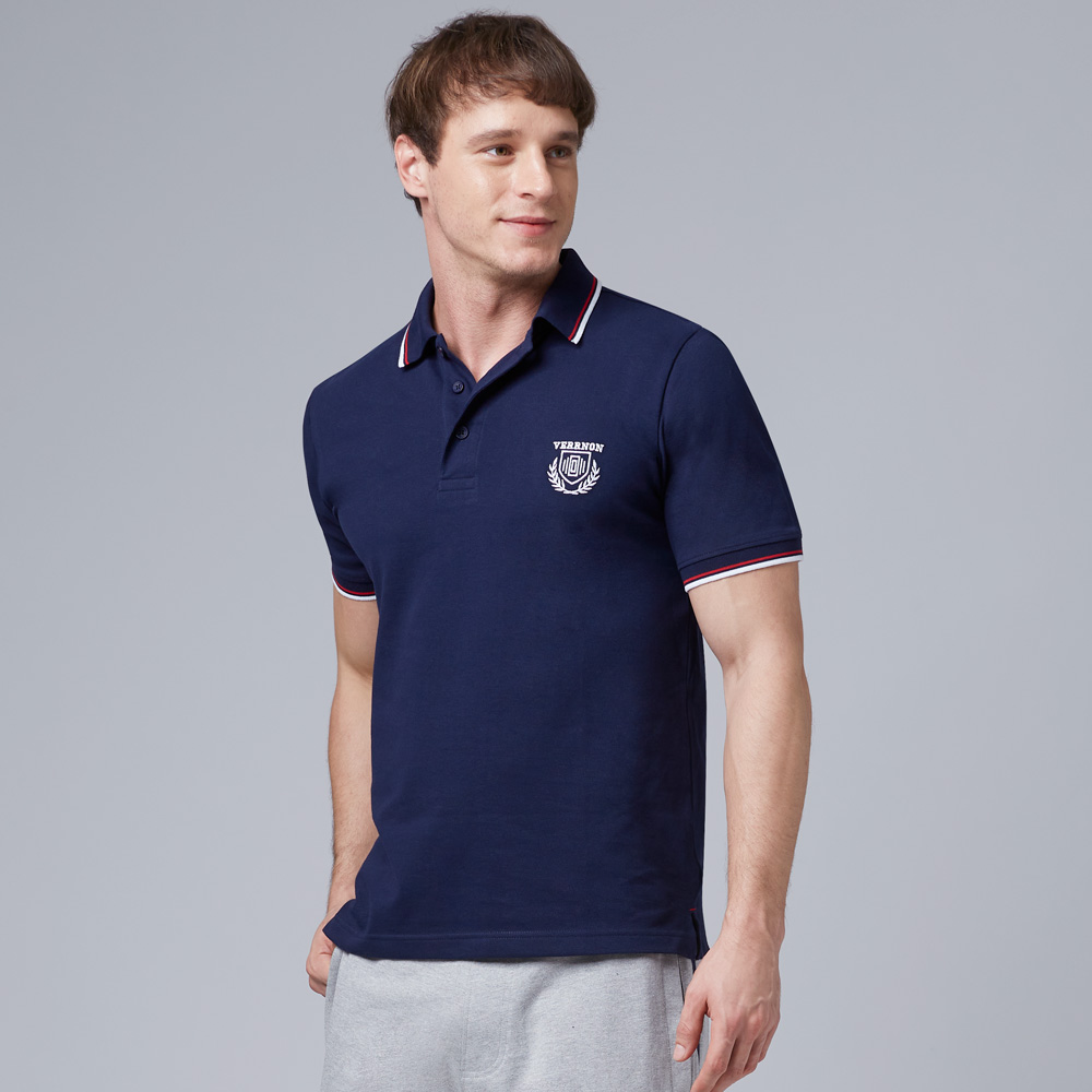 Navy Polo T-Shirt