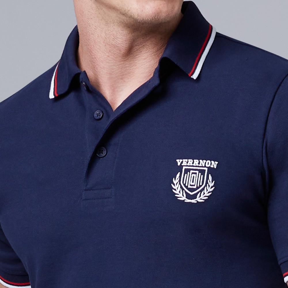 Navy Polo T-Shirt