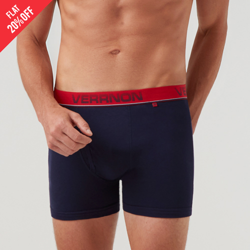 Outer Elastic Front Open Fly Trunks