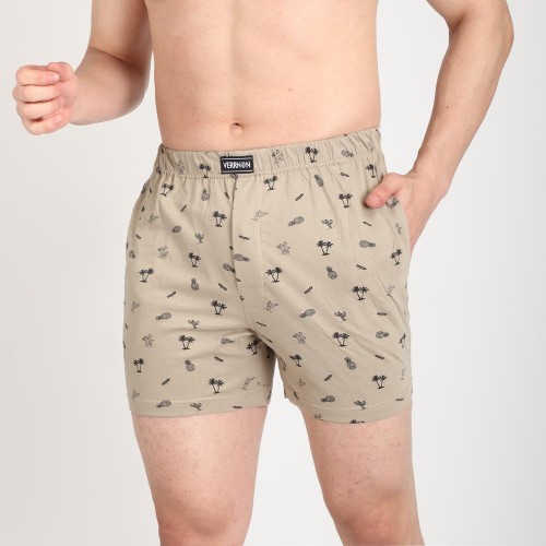 Desert Travel Printed Knit Boxer