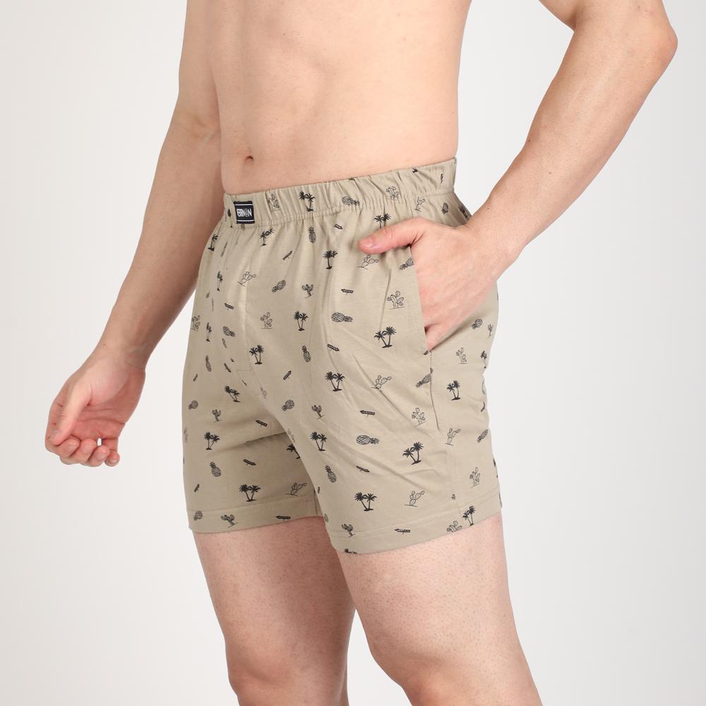 Desert Travel Printed Knit Boxer