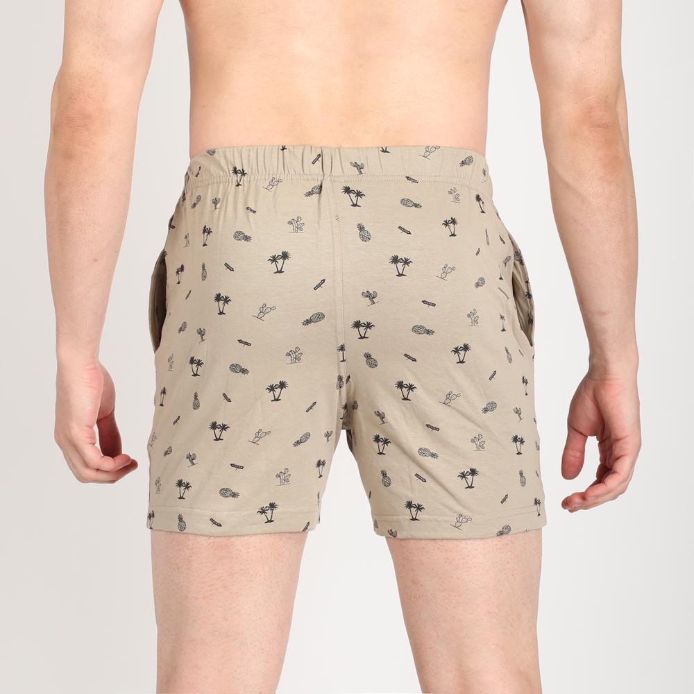 Desert Travel Printed Knit Boxer