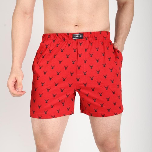 ELK Head Printed Knit Boxer