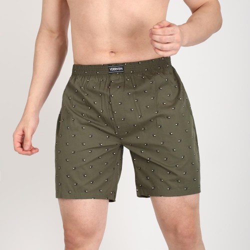 WOVEN SMALL PATTERNED TRUNKS