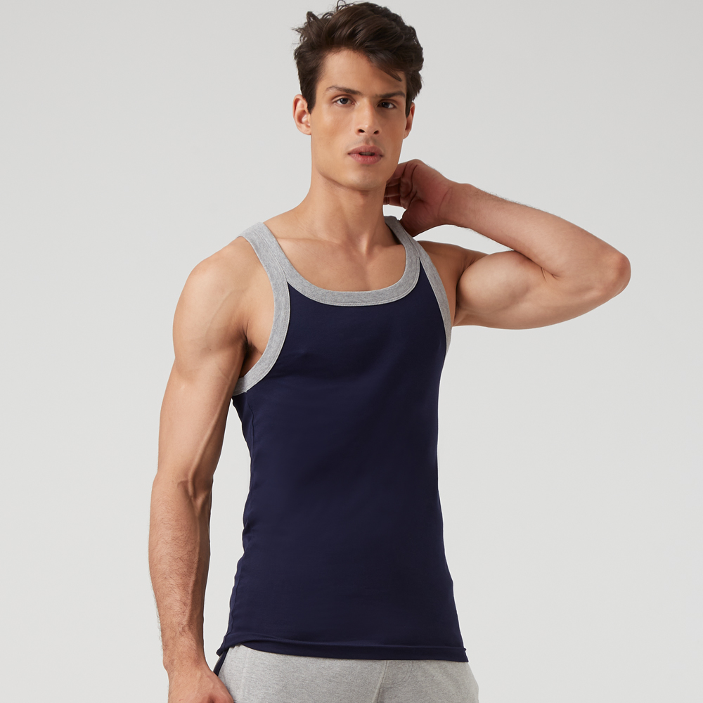 Buy Best Square Neck Fashion and Active Sports Vest for Men Online at Best  Price